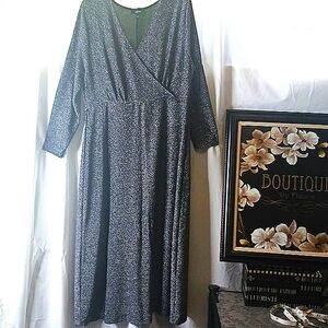 Alfani Shimmery Dress Sz L
